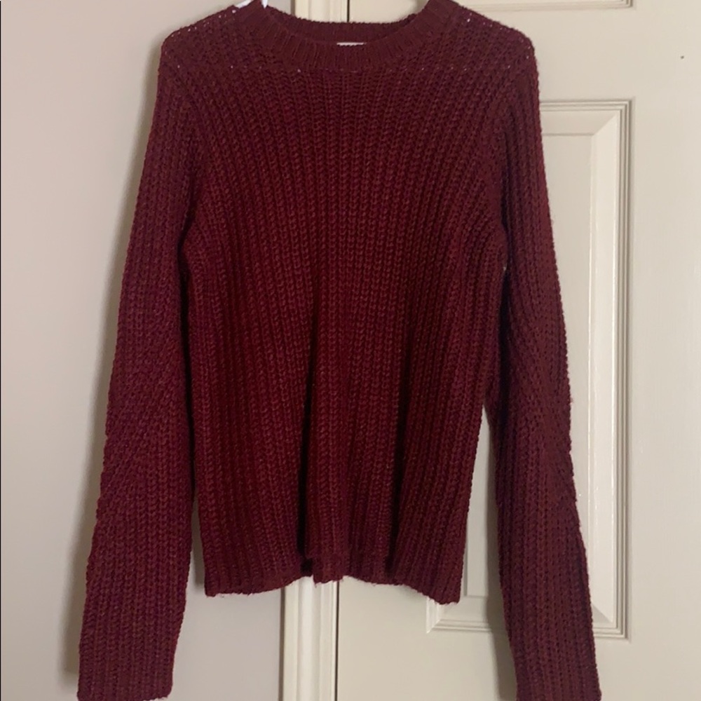 Red sweater